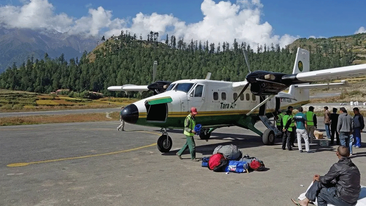 हुम्लामा हवाई सेवा अवरुद्ध